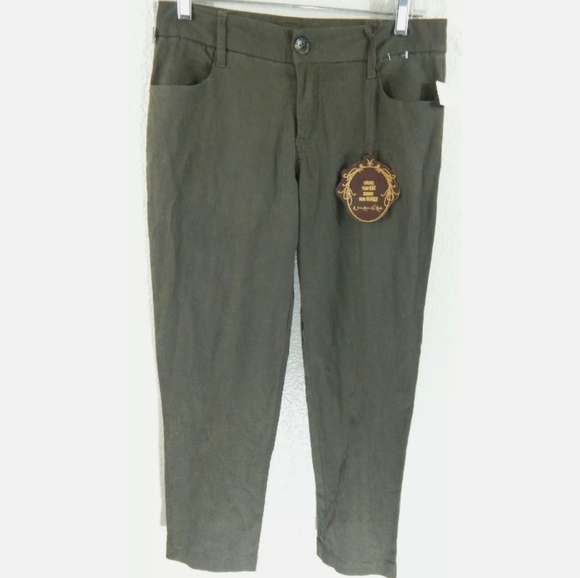 Kut from the Kloth Pants - Kut From the Kloth Olive Slim Leg Pants